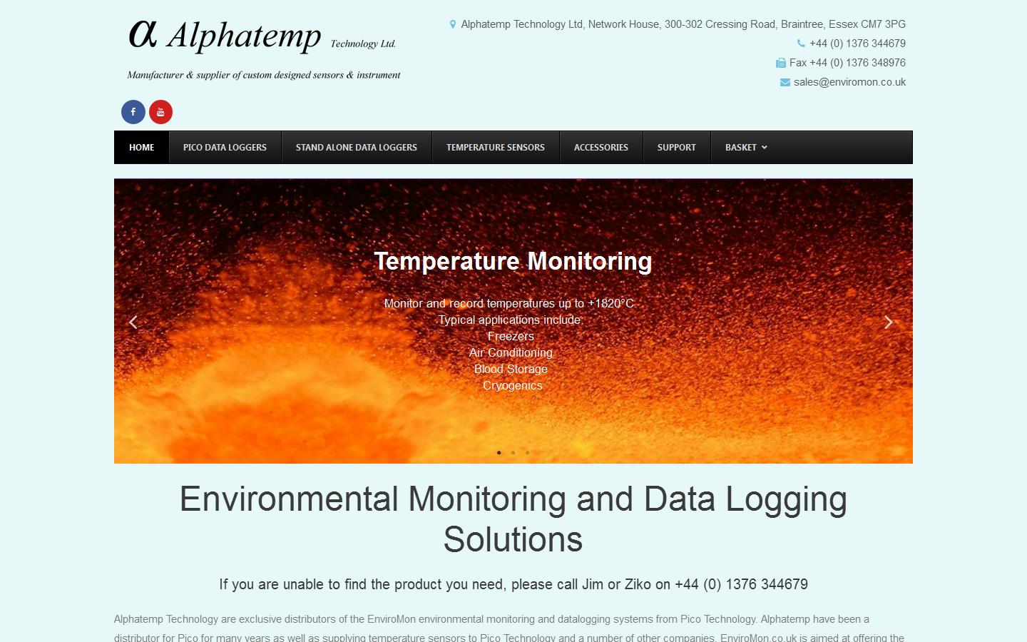 Alphatemp Technology Ltd Website