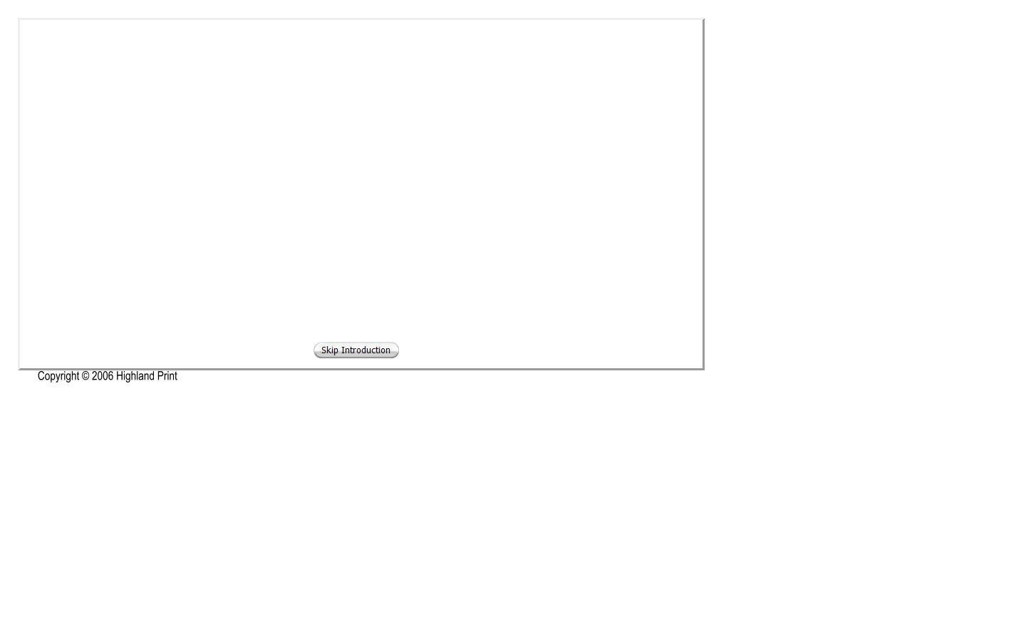 Highland Print Website