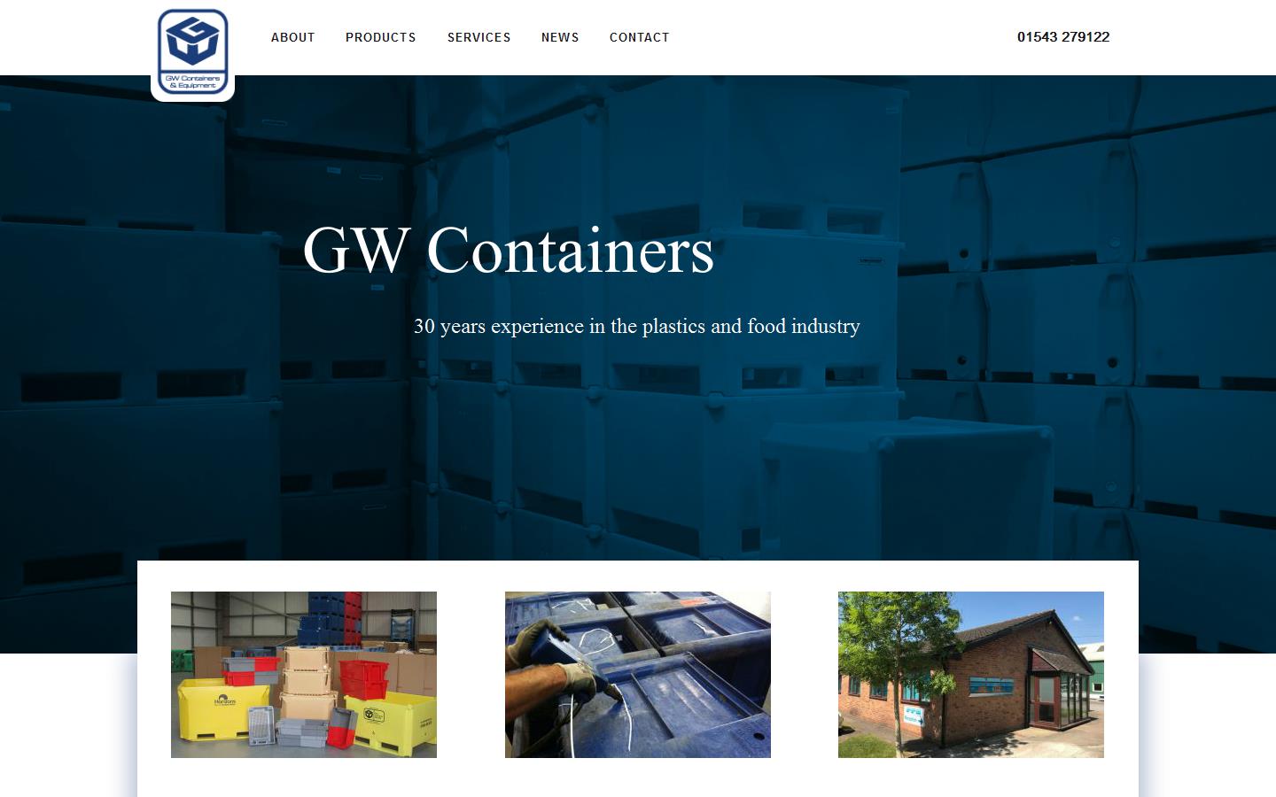 GW Containers Ltd Website