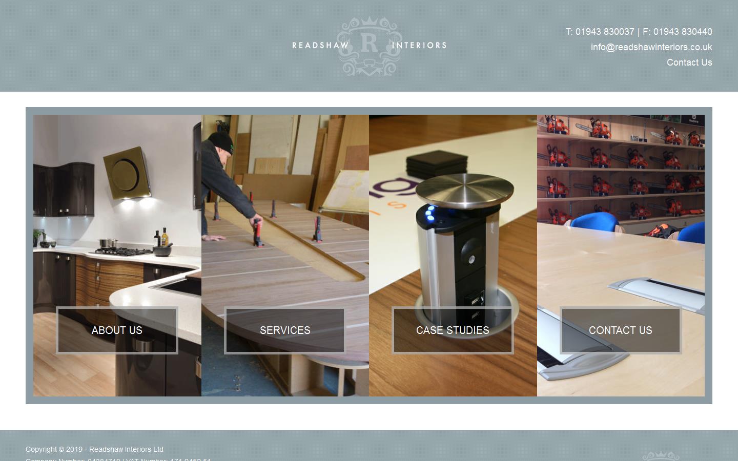 Readshaw Interiors Website