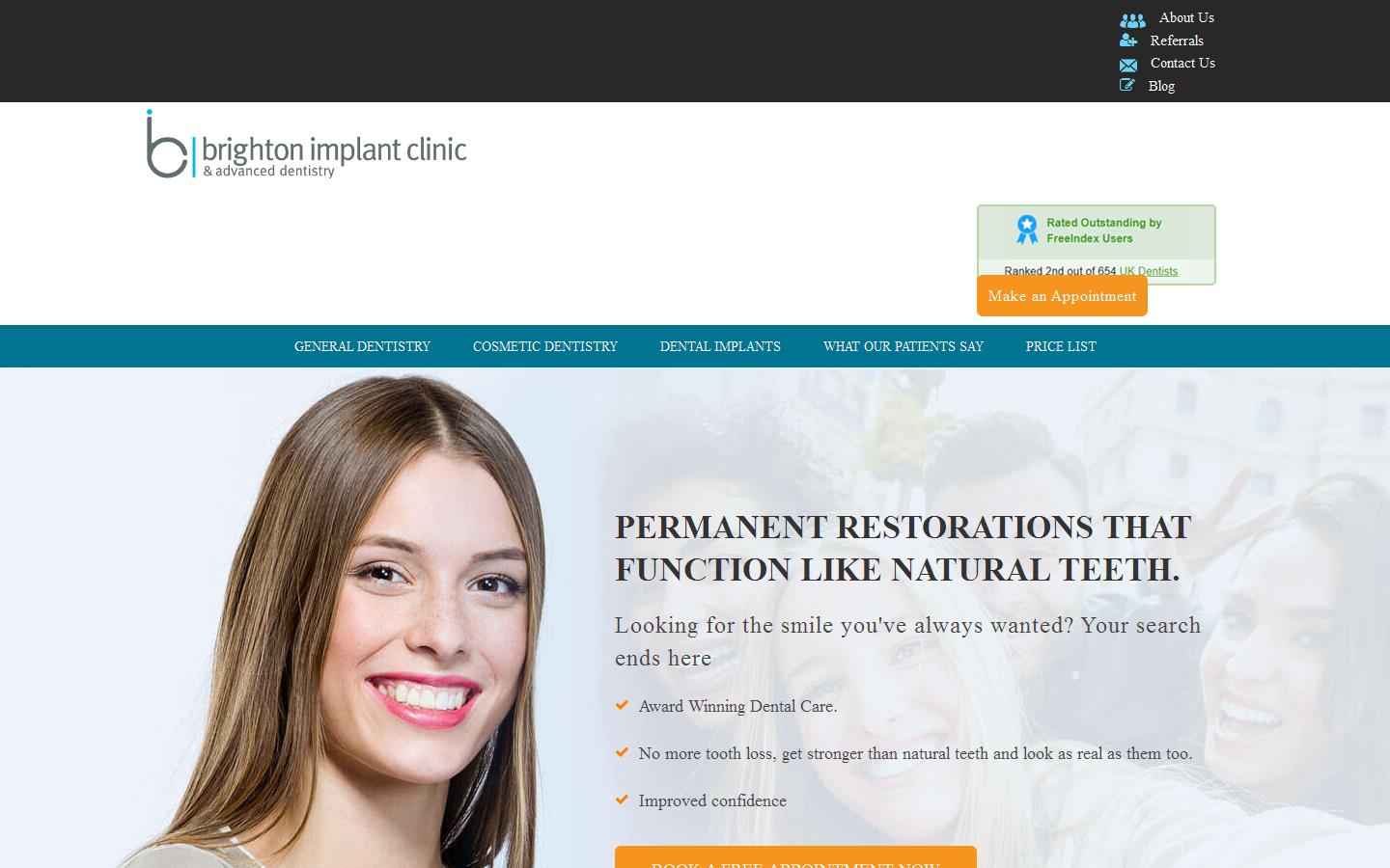 Brighton Implant Clinic Website