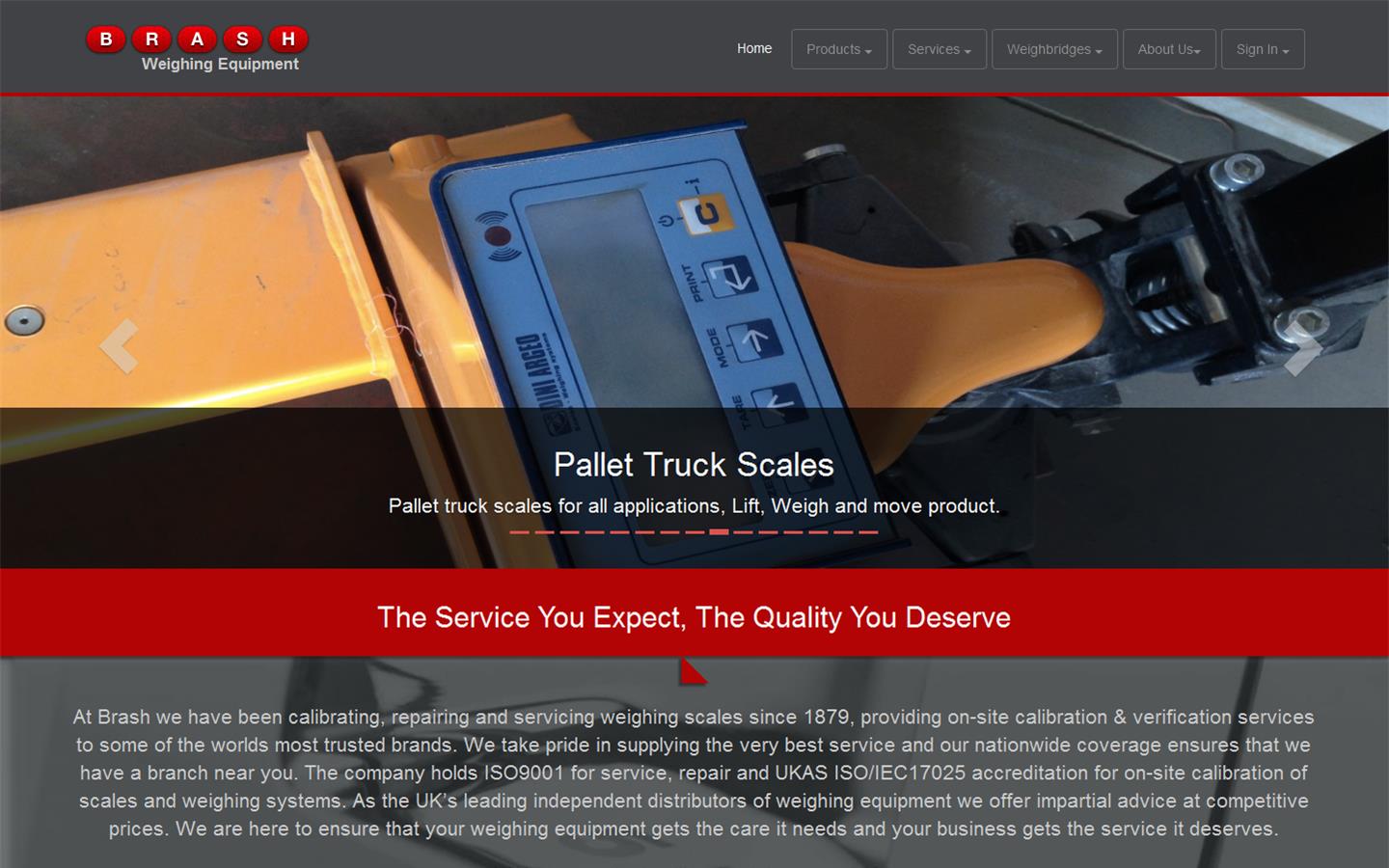 South Wales Scale Co. Ltd Website