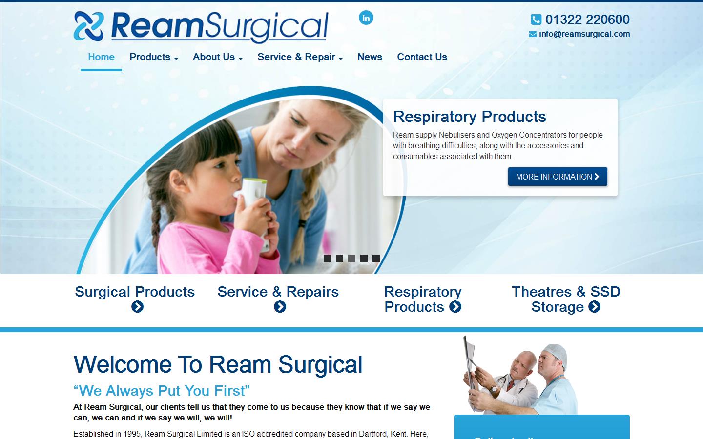 Ream Surgical Website