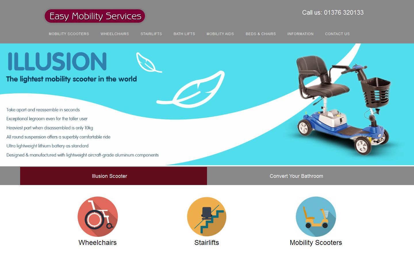 Easy Mobility Services Website