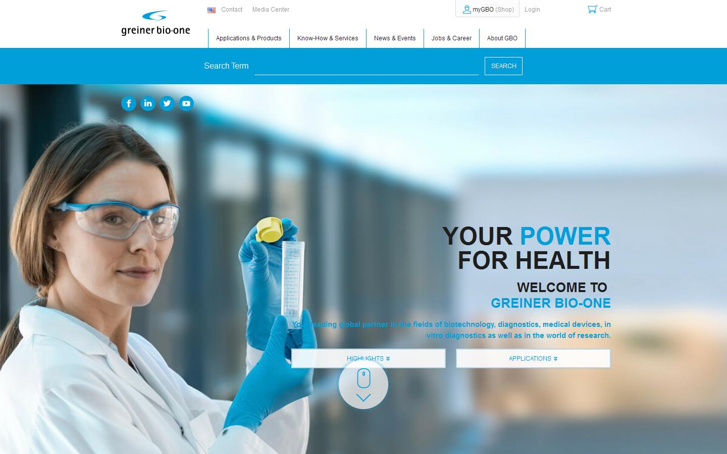Greiner Bio One Website