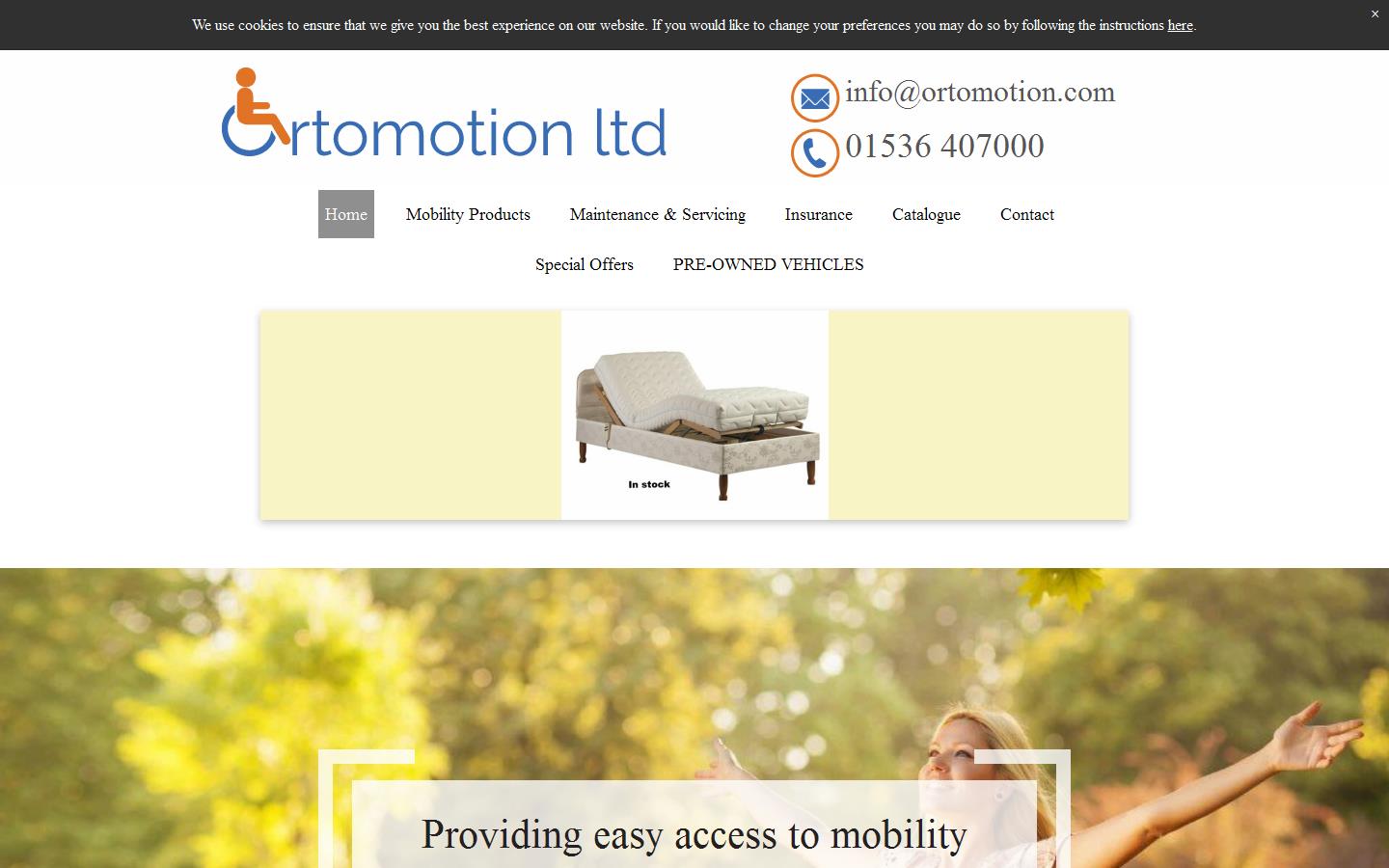 Ortomotion Ltd Website