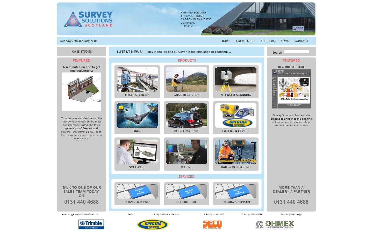 Survey Solutions Scotland Website