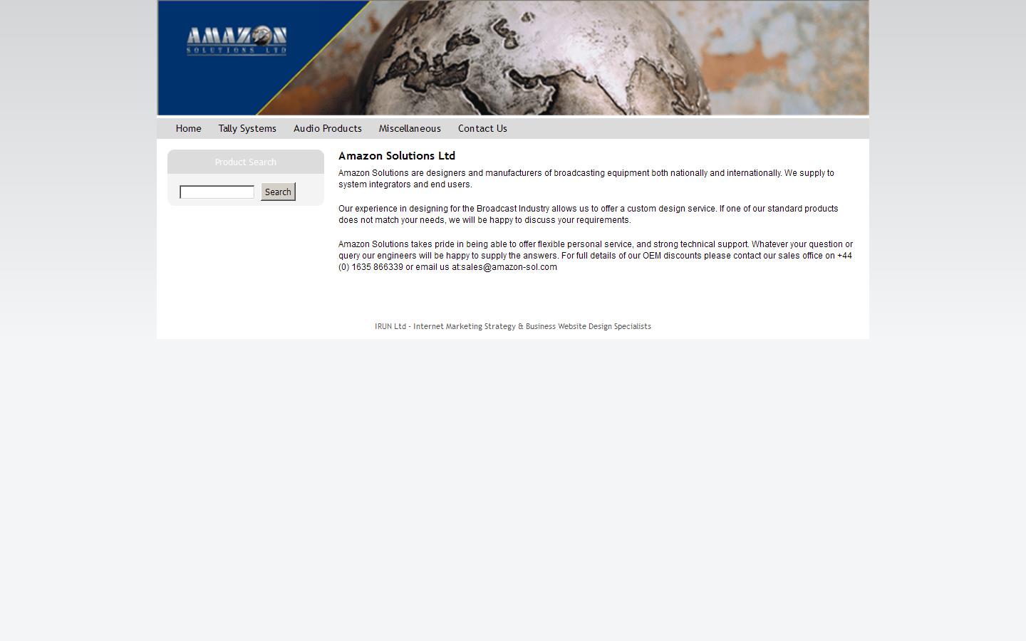 Amazon Solutions Ltd Website