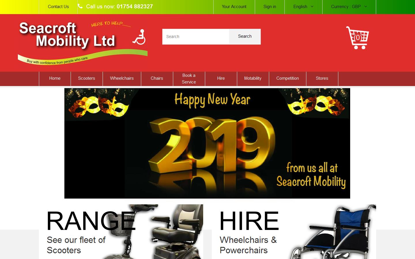 Seacroft Mobility Website