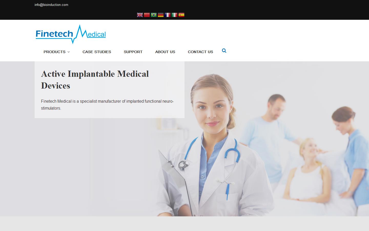 Finetech Medical Website
