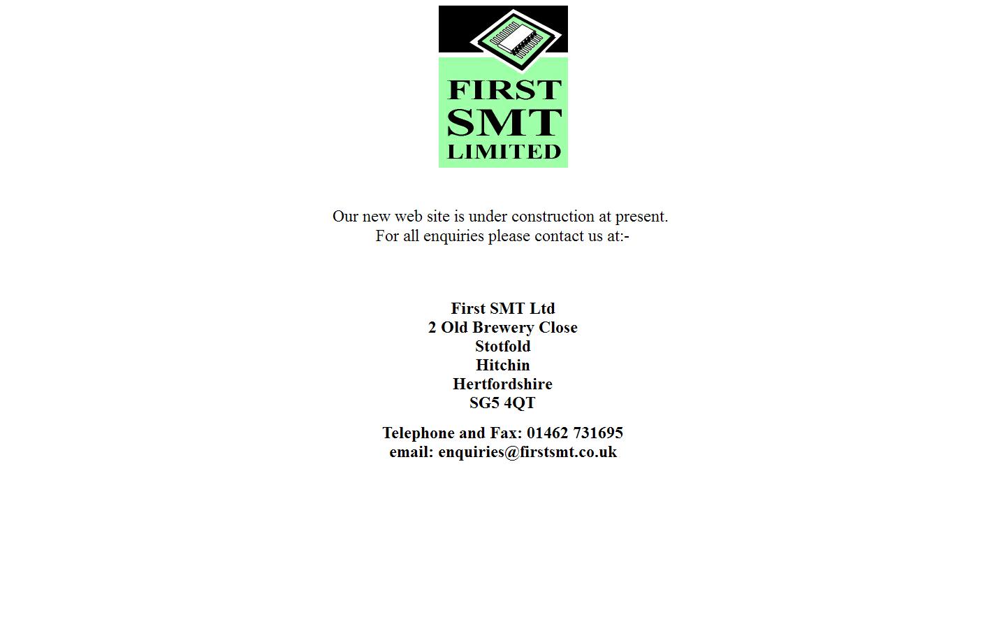 First S M T Ltd Website