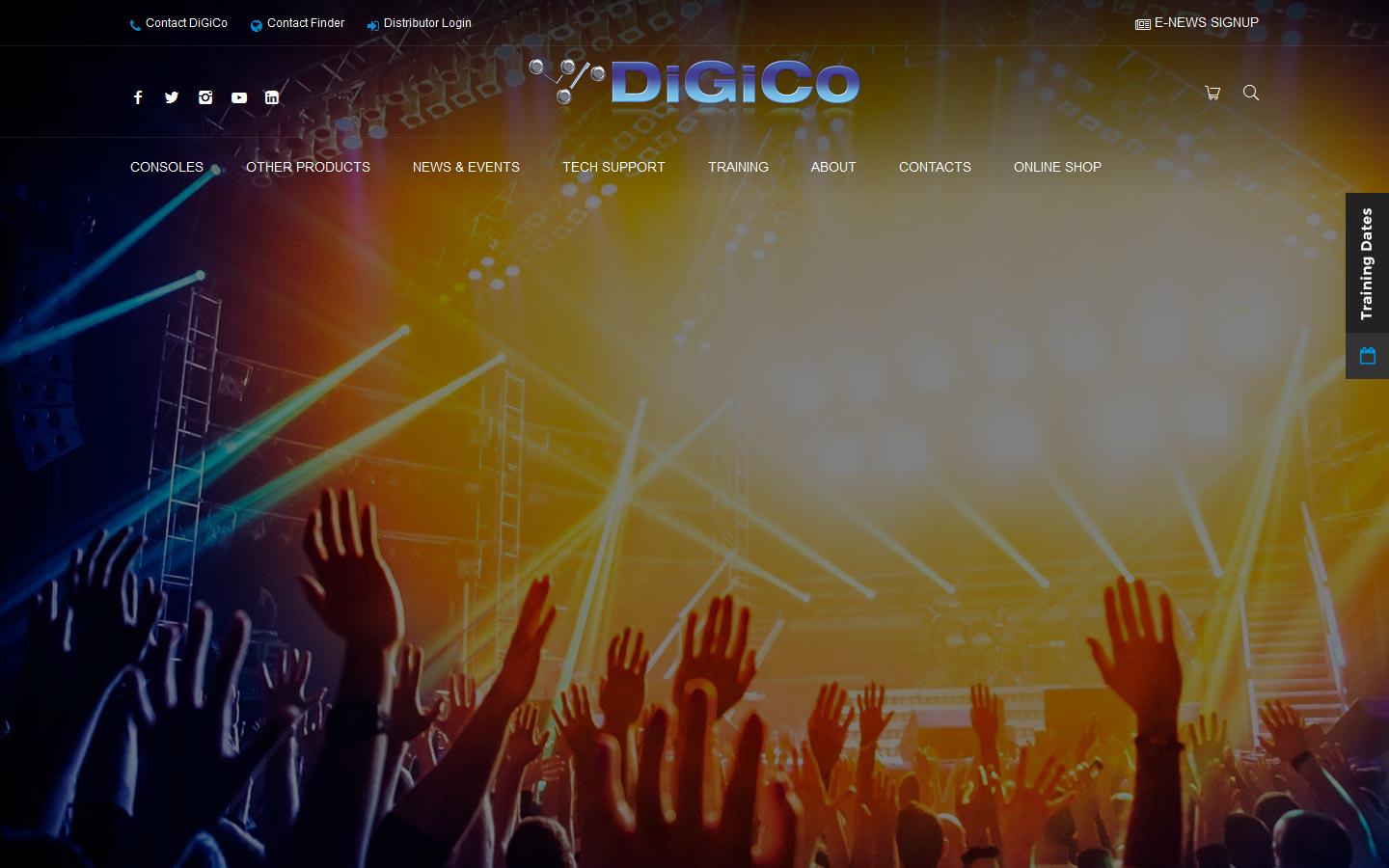 Digico UK Ltd Website