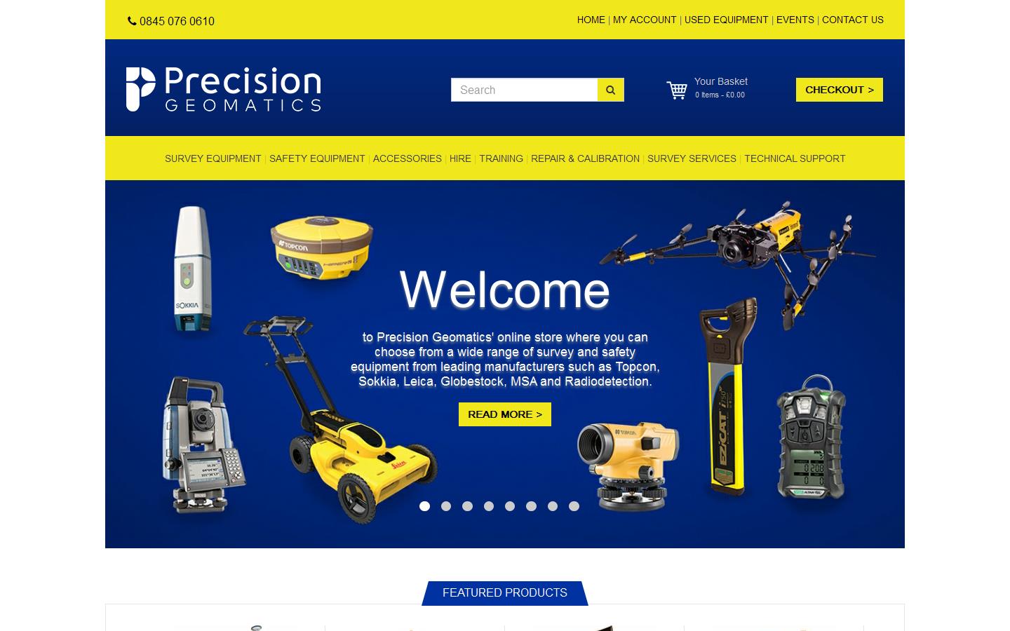 Precision Geomatics Website