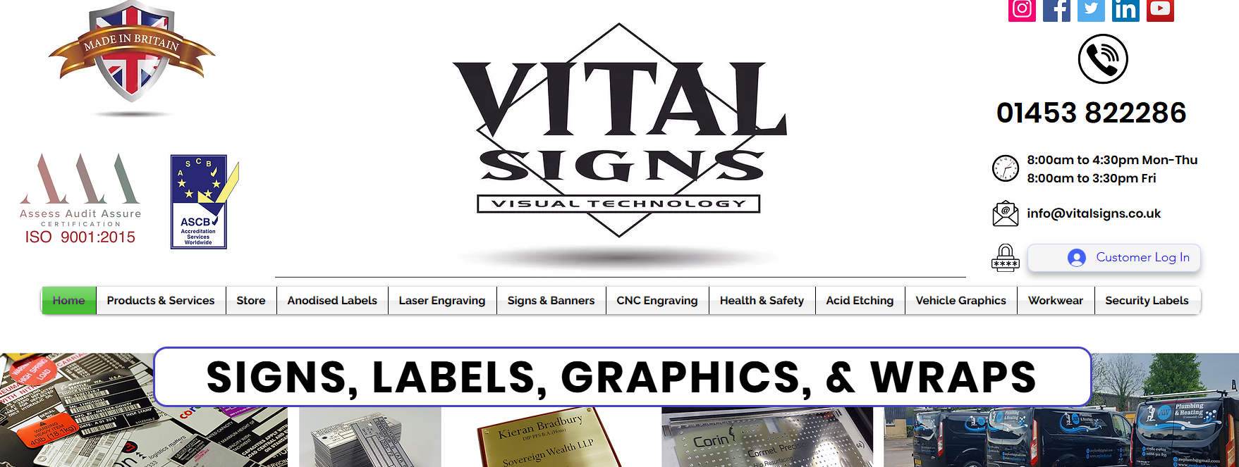Vital Signs  Website
