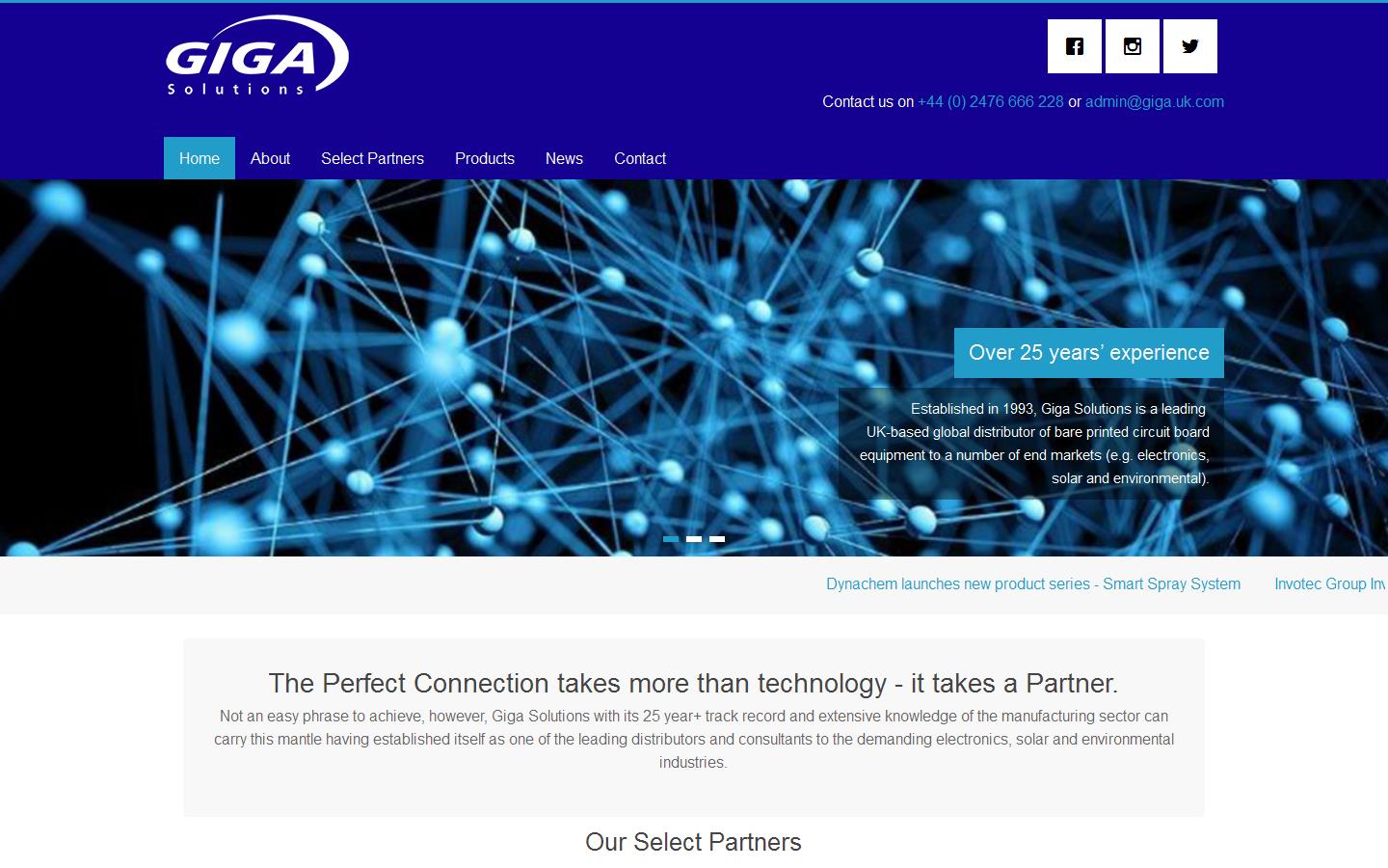 Giga Solutions Website