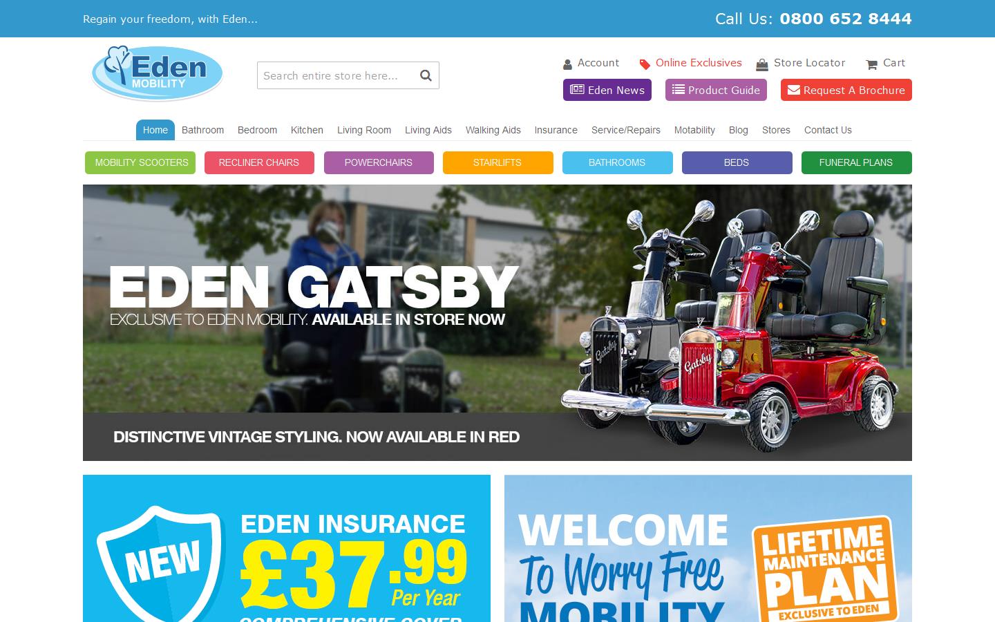 Eden Mobility Ltd Website