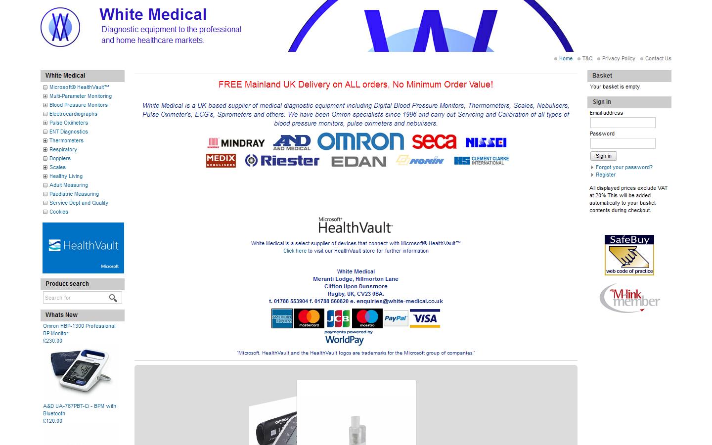 White Medical Website