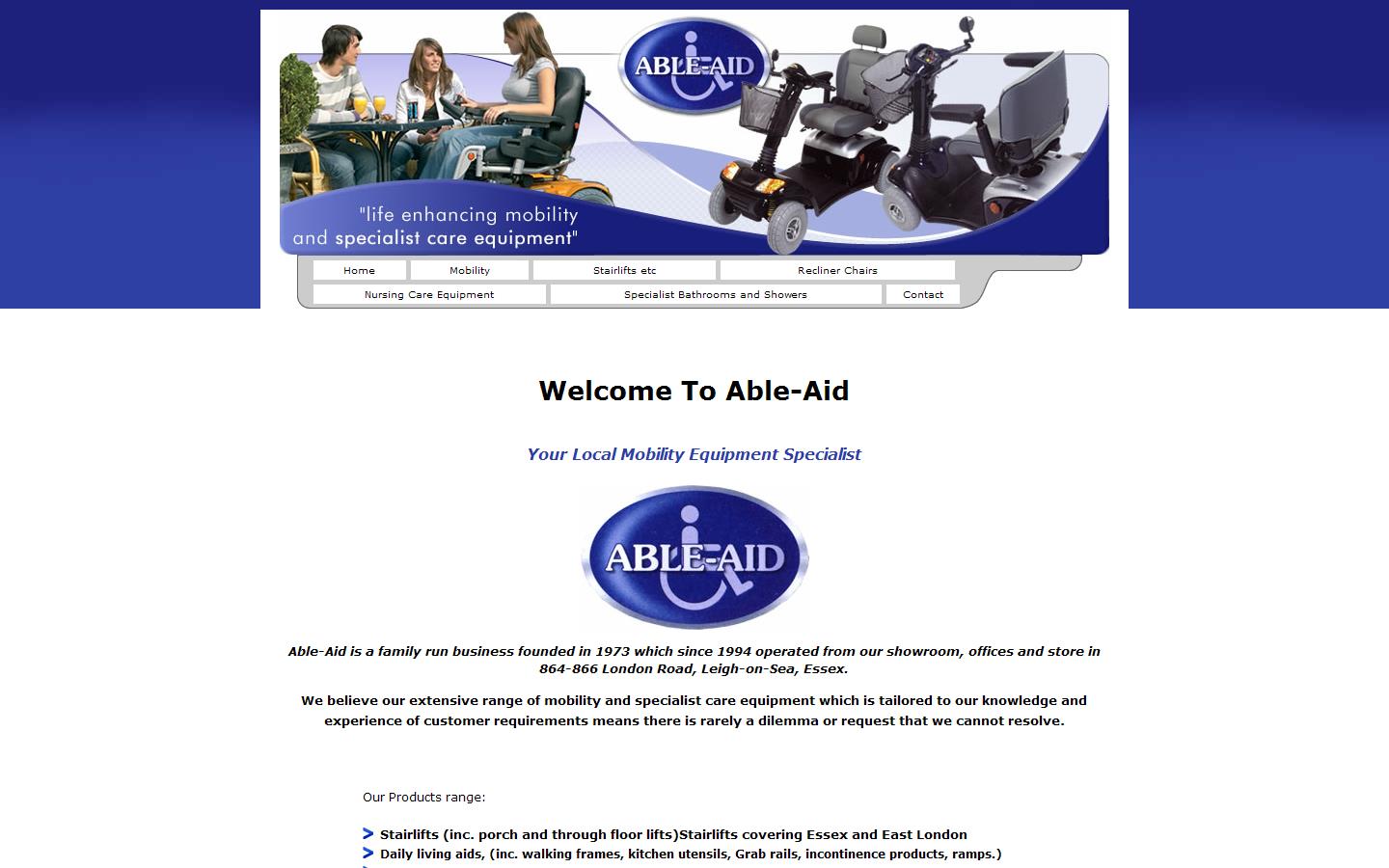 Able Aid Website