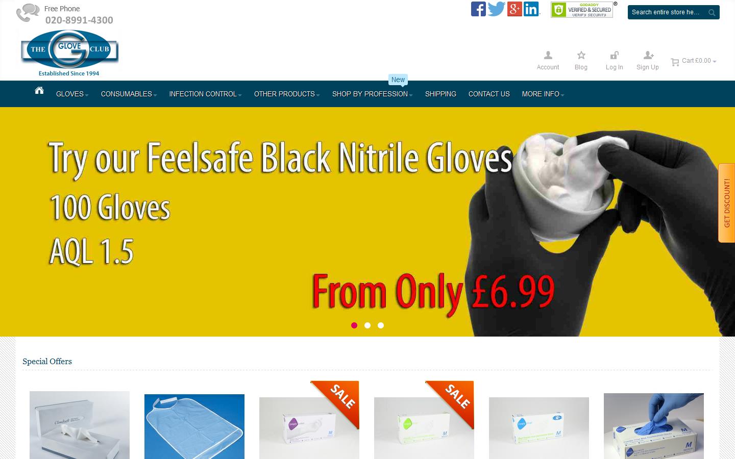 The Glove Club Website