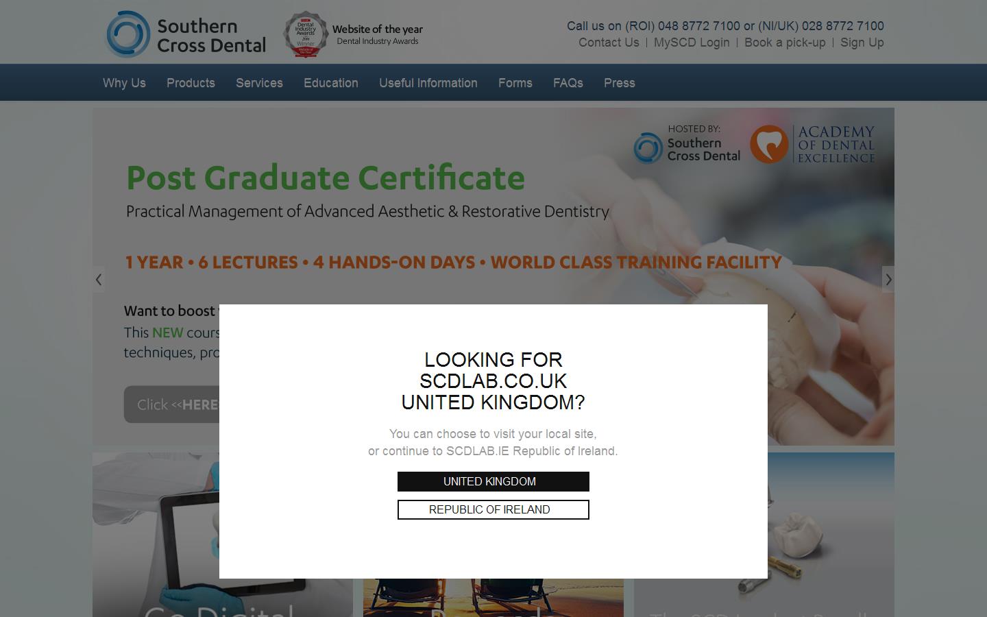 Southern Cross Dental Website