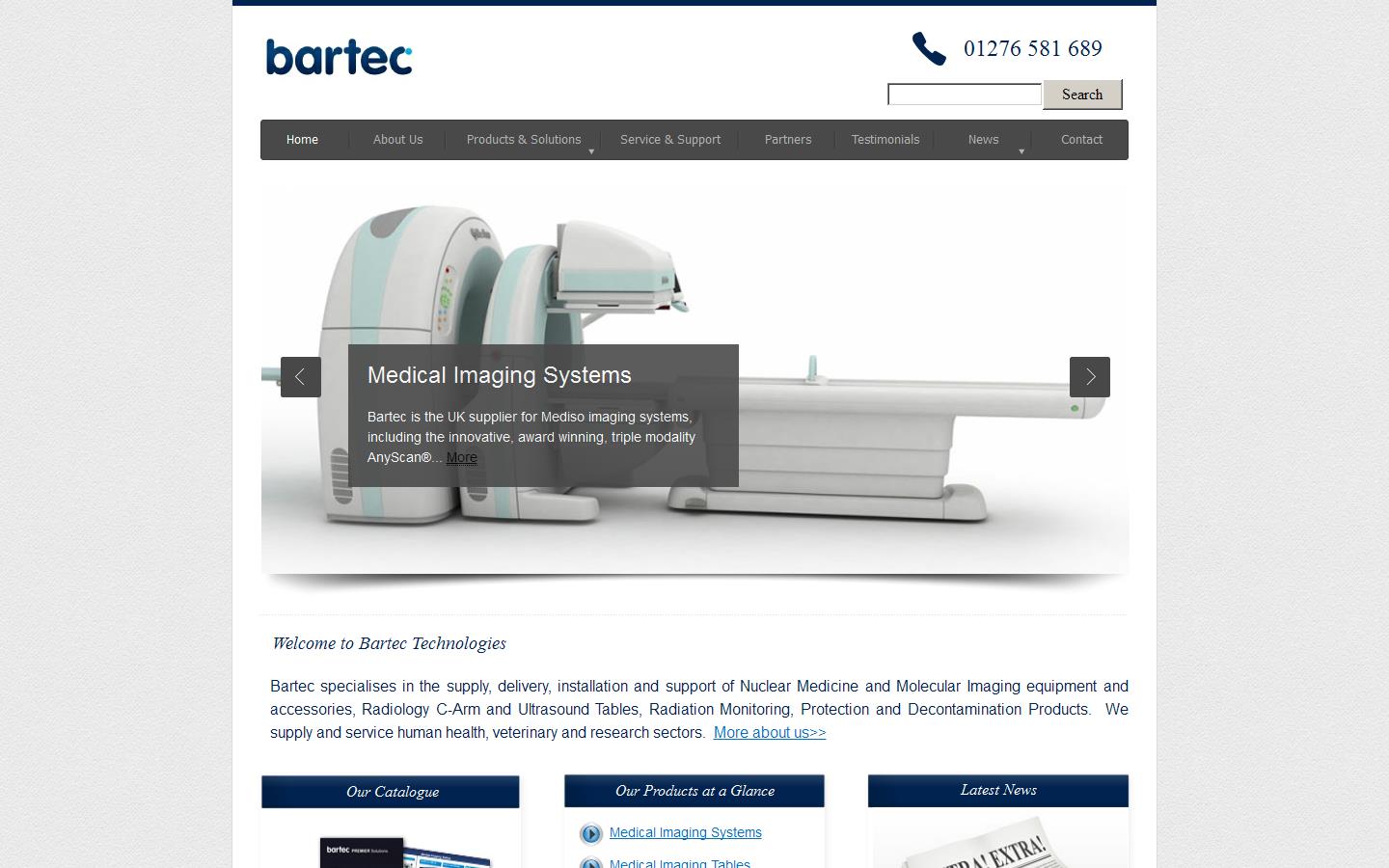Bartec Technologies Website