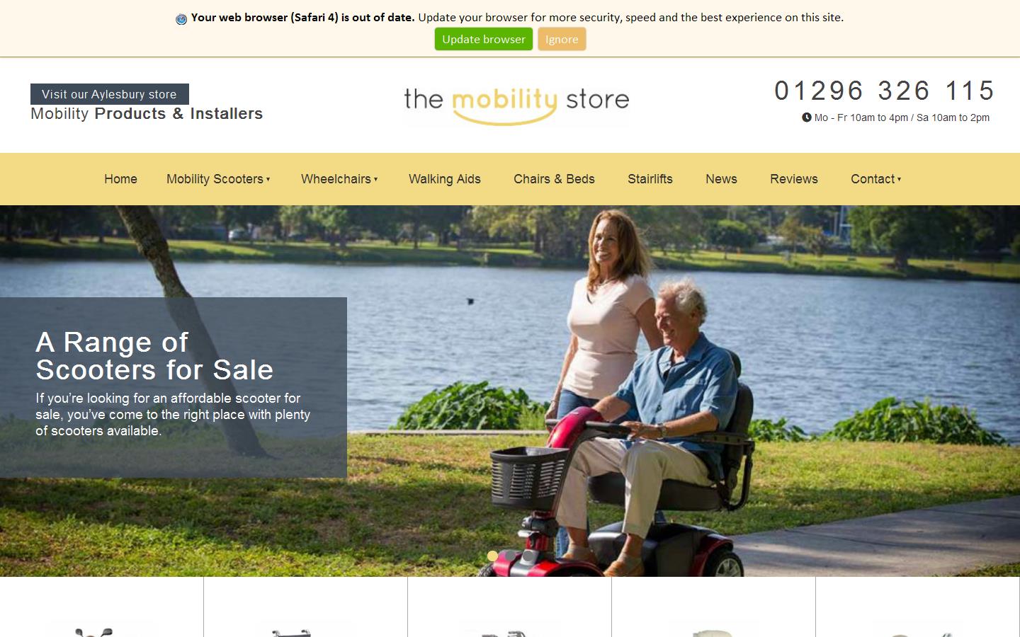 Mobility Store Website