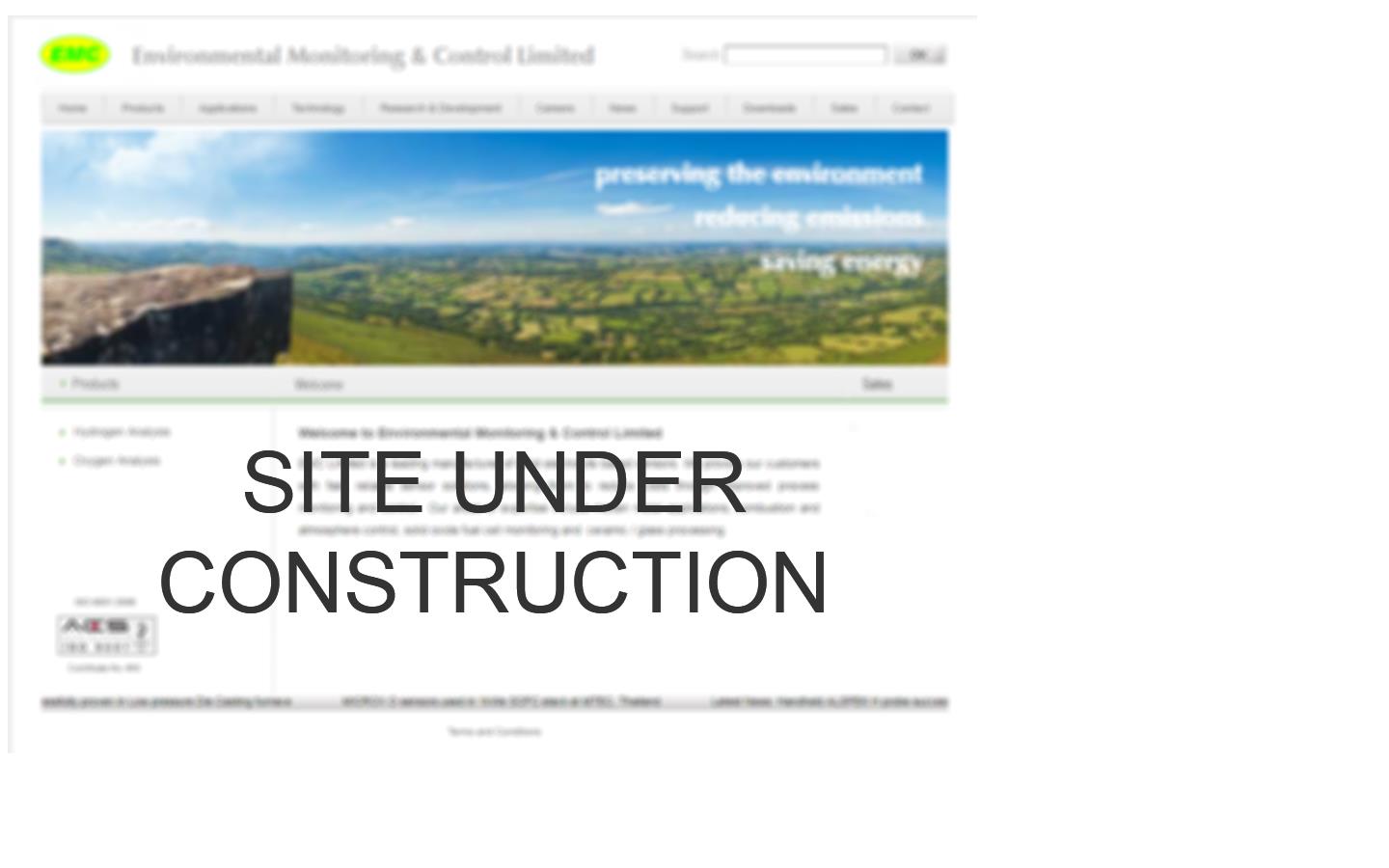 Environmental Monitoring & Control Ltd Website