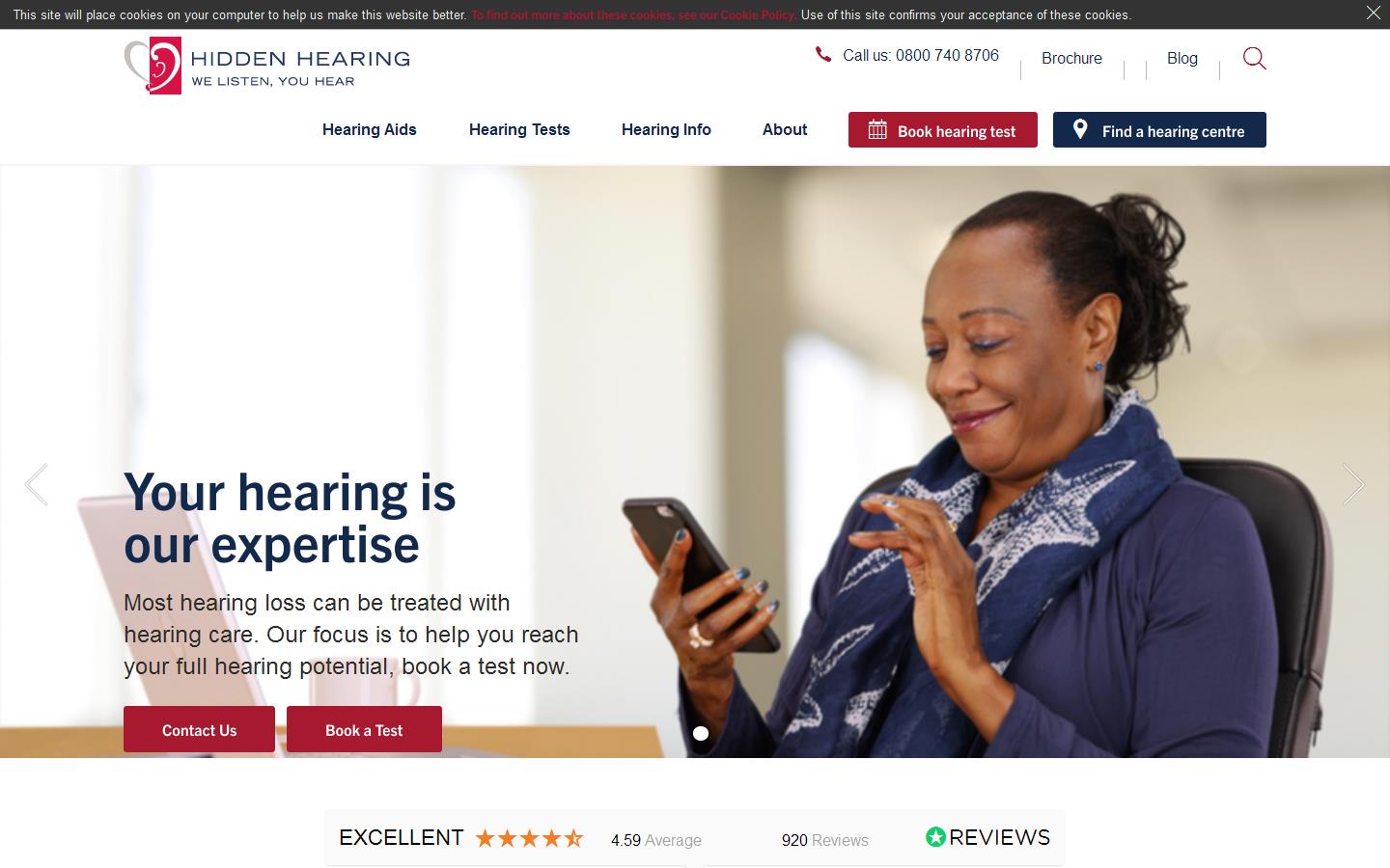 Hidden Hearing Ltd Website