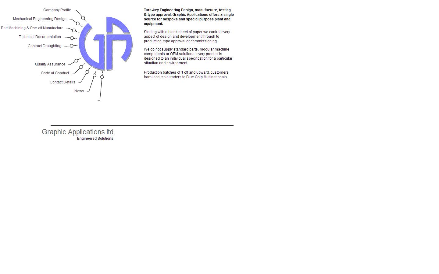 Graphic Applications Ltd Website