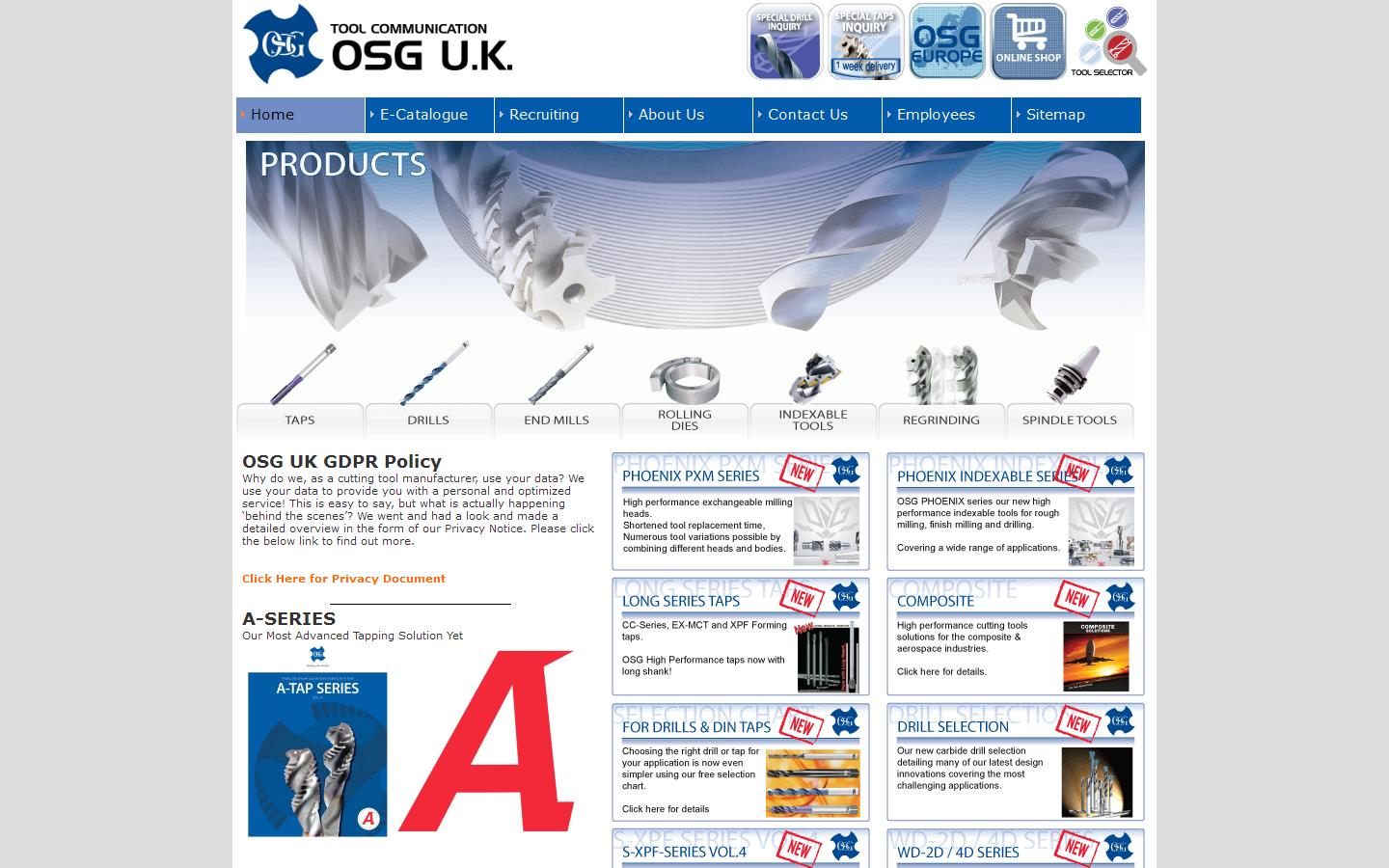 OSG UK Ltd Website