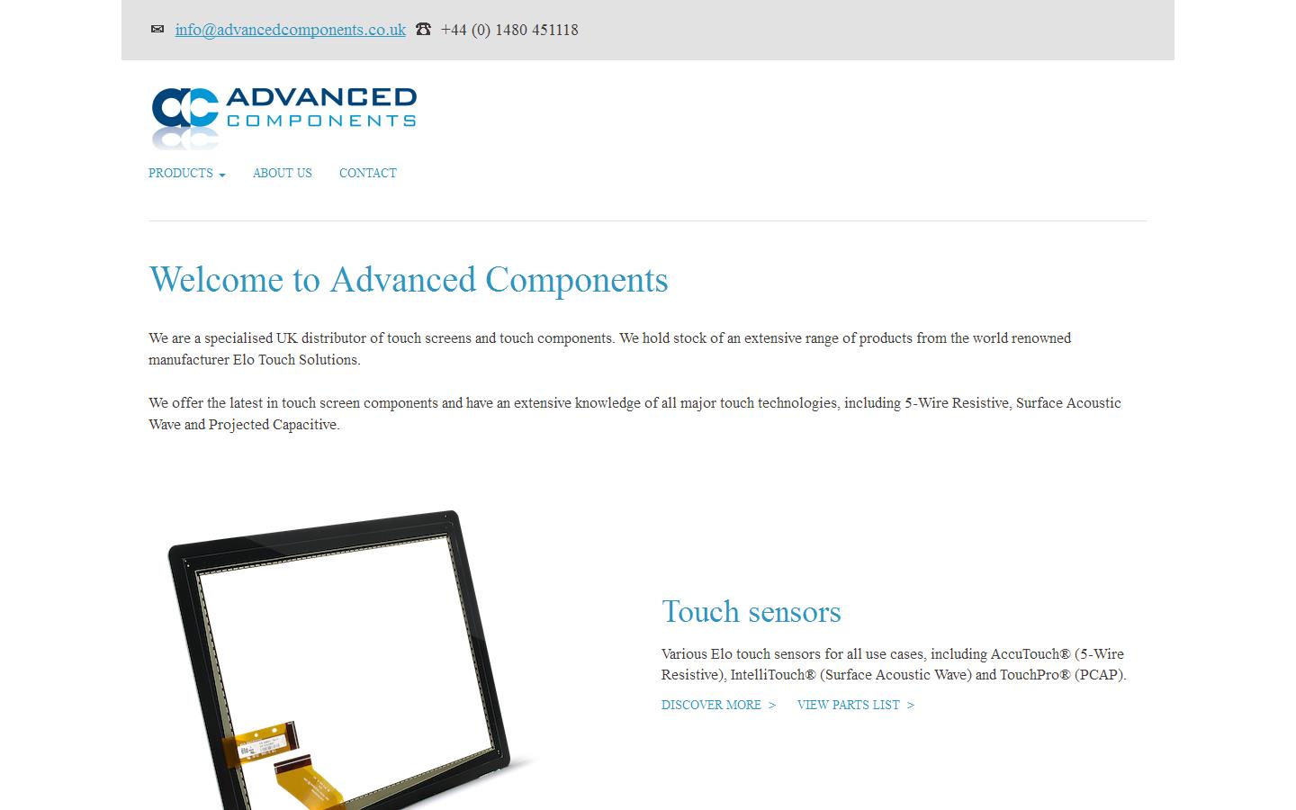 Advanced Components Website