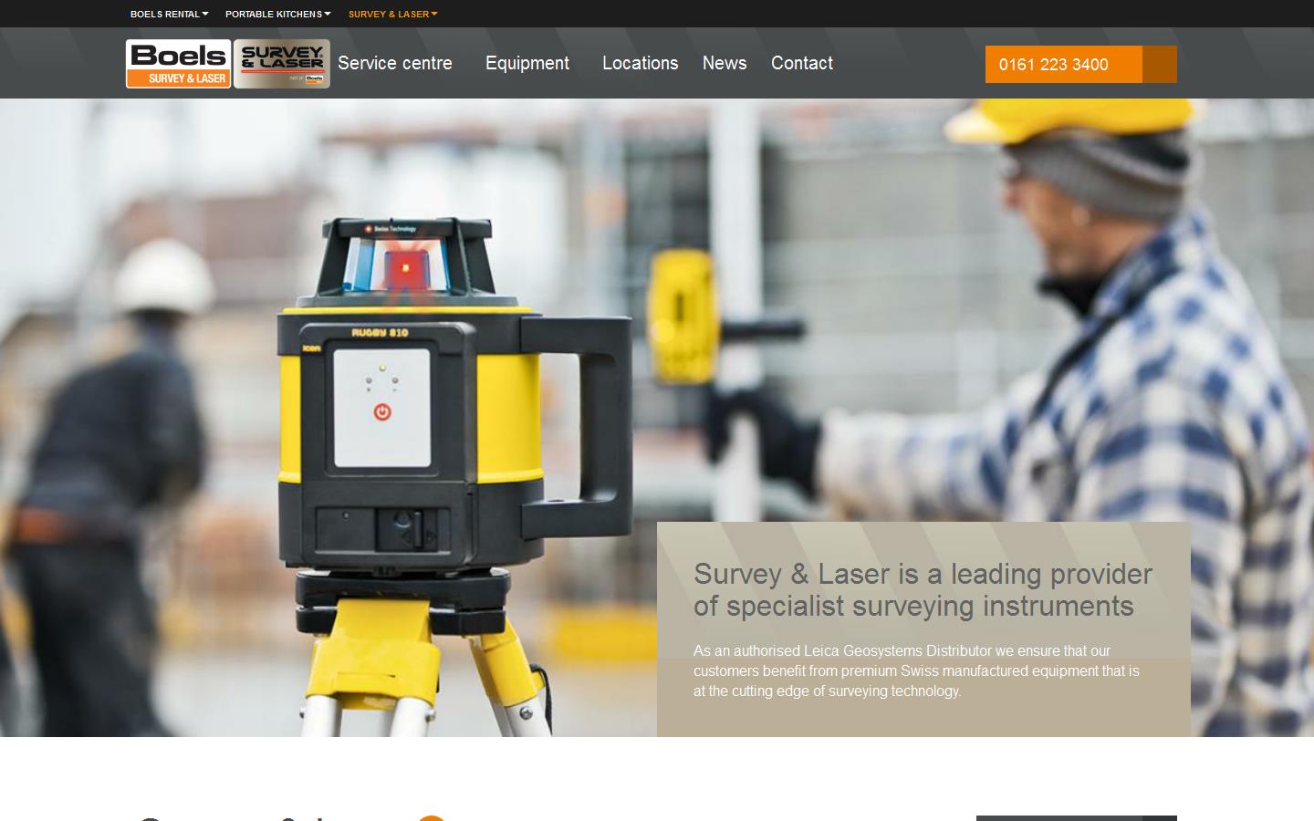 Survey & Laser Ltd Website