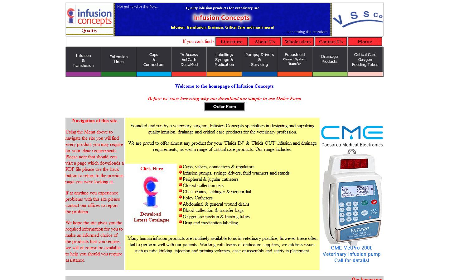 Infusion Concepts Ltd Website