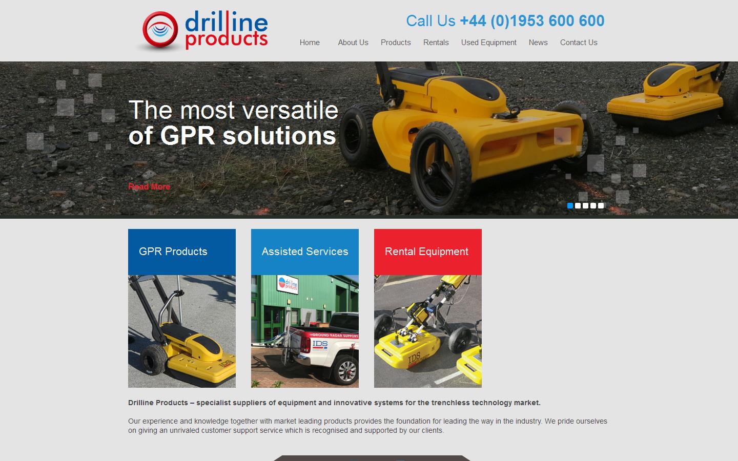 Drilline Products Ltd Website
