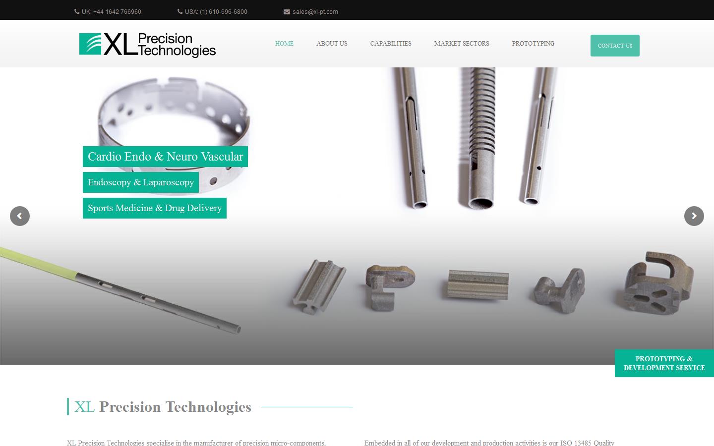 X L Precision Technologies Website