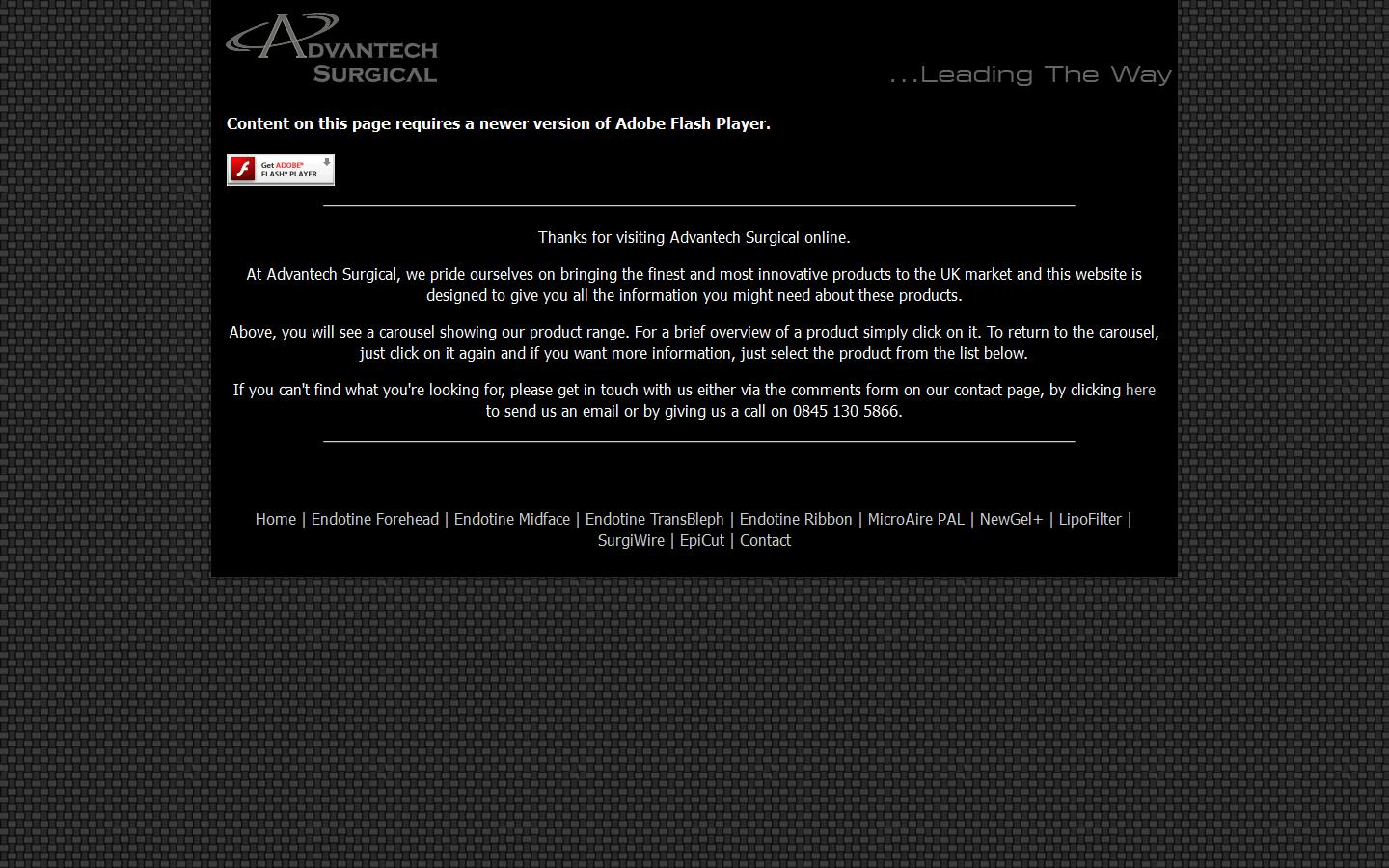 Advantech Surgical Website