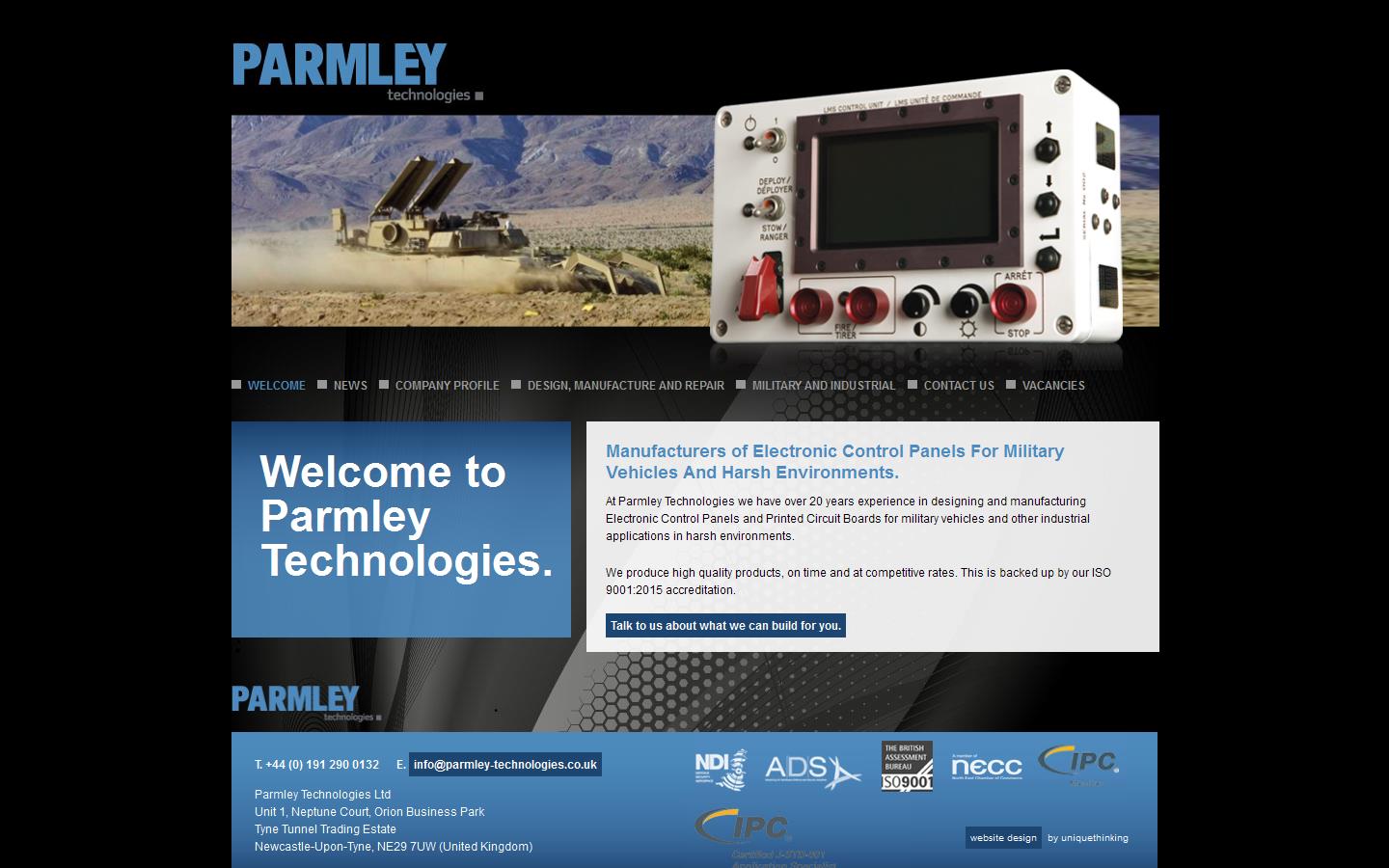 Parmley Technologies Website