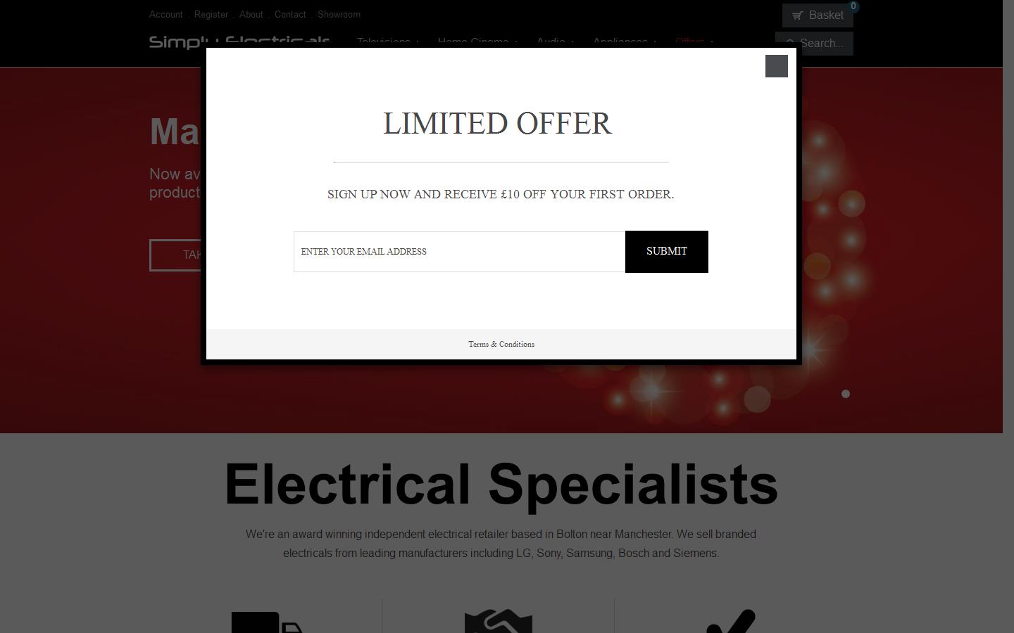 Simply Electricals Website