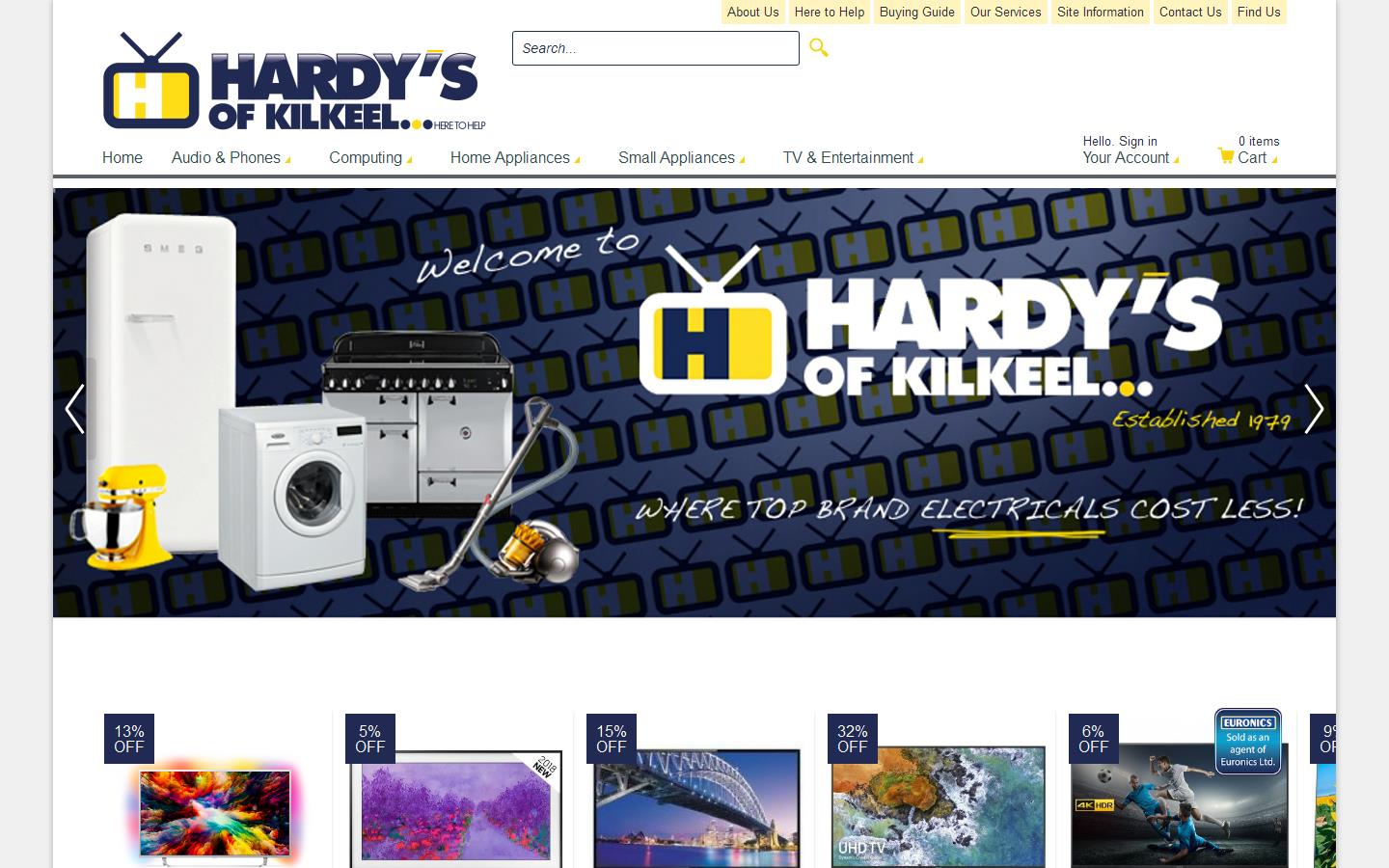 Hardy''s of Kilkeel Website