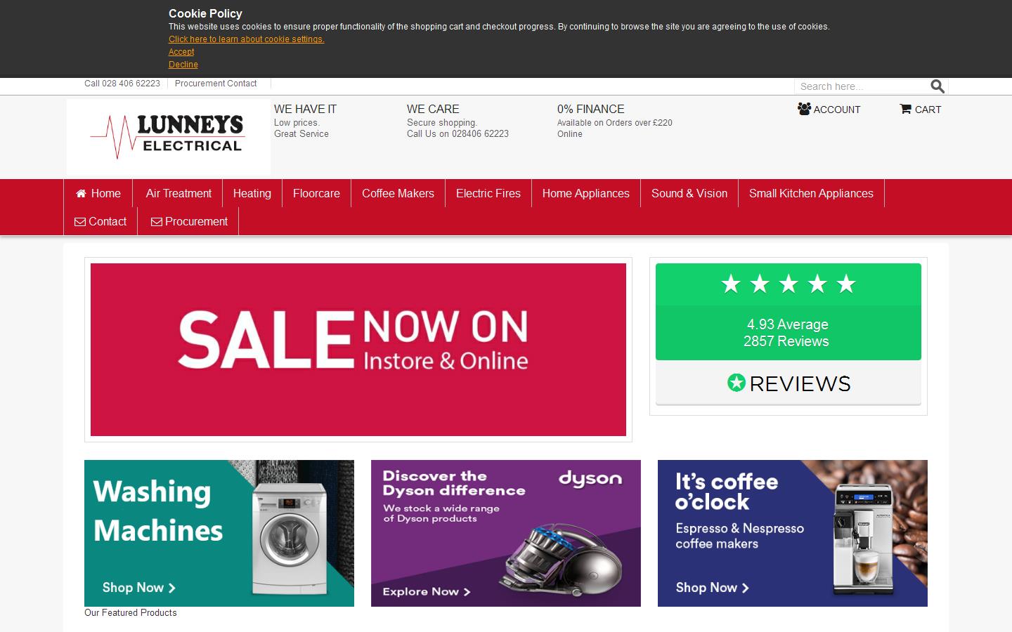Lunneys Electrical Website