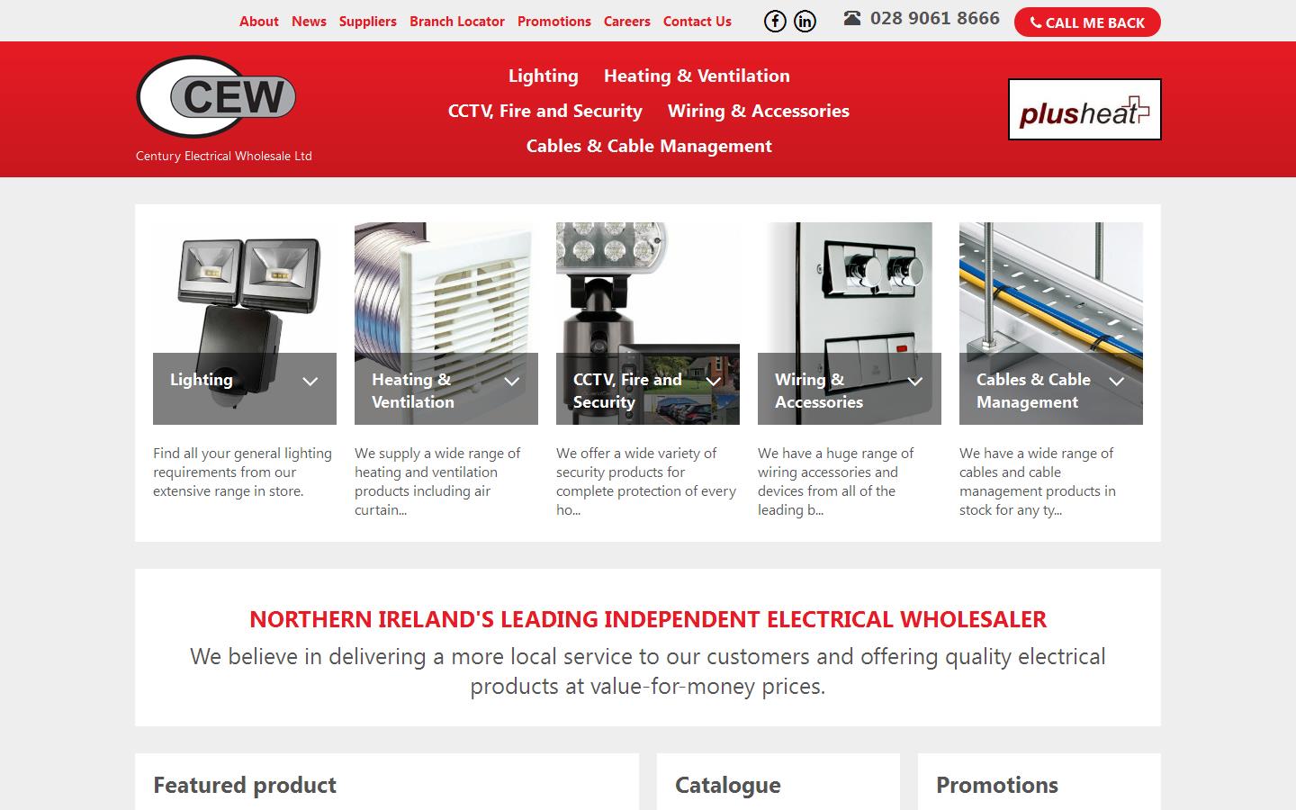 Century Electrical Wholesale Ltd Website
