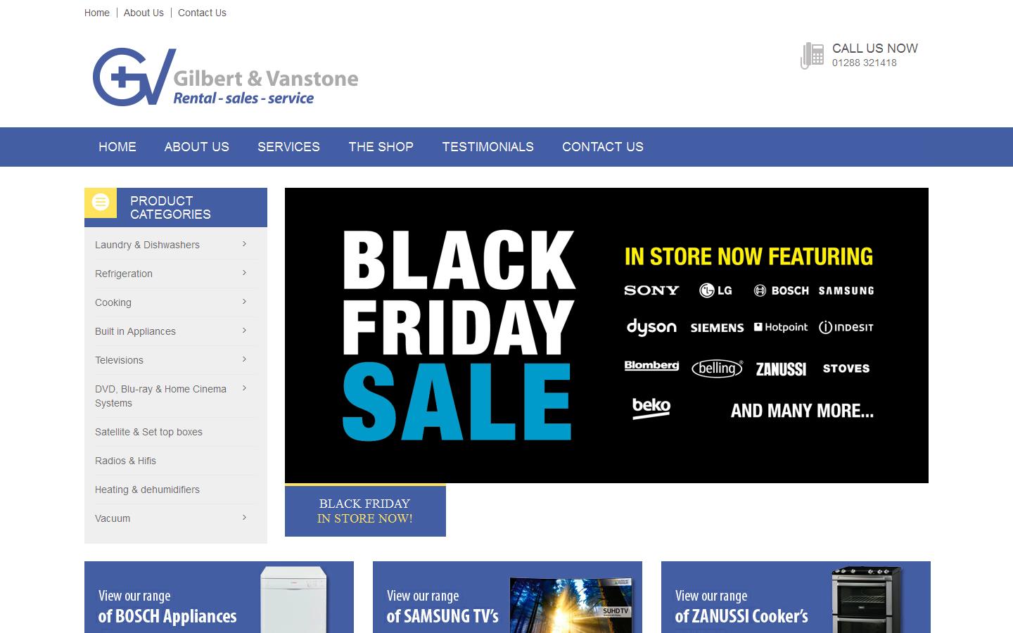 Gilbert & Vanstone Website