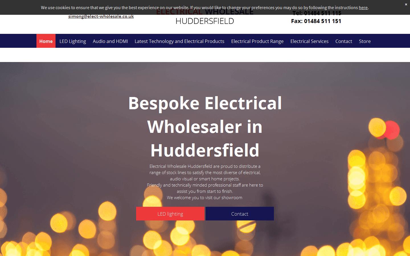 Electrical Wholesale Huddersfield Website