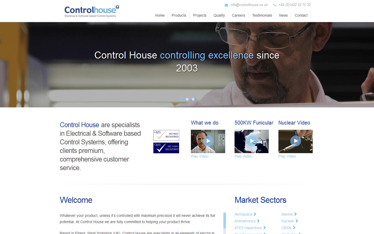 Control House Website