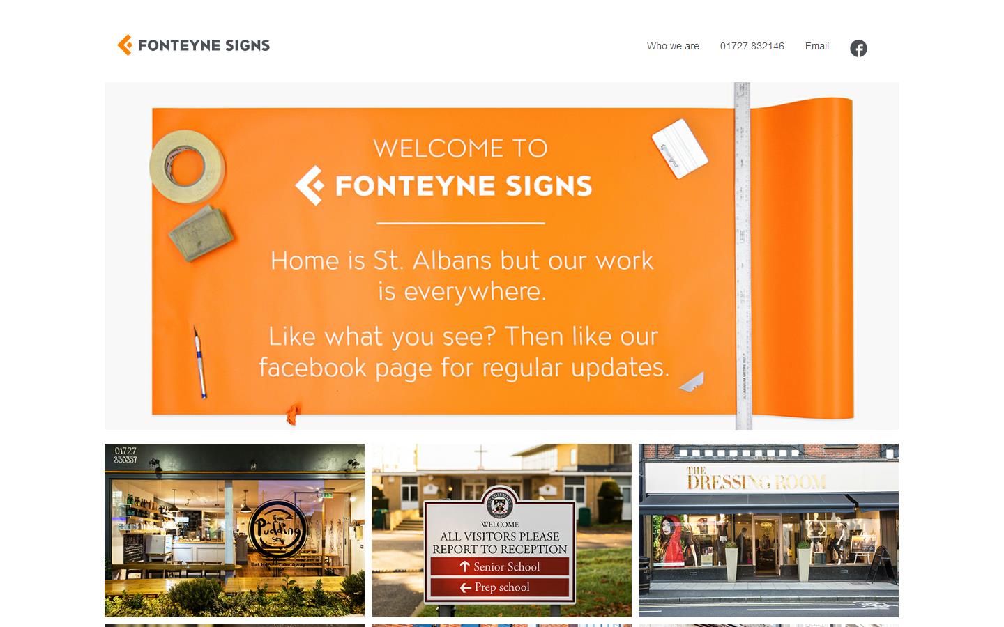 Fonteyne Signs & Dsiplays Website