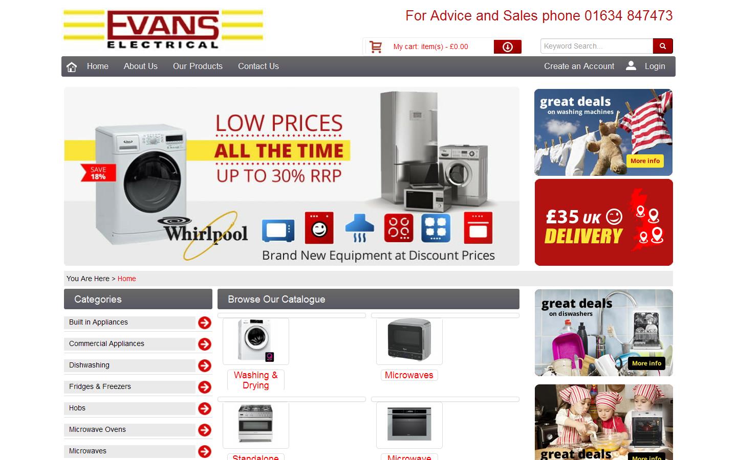 Evans Electrical Website