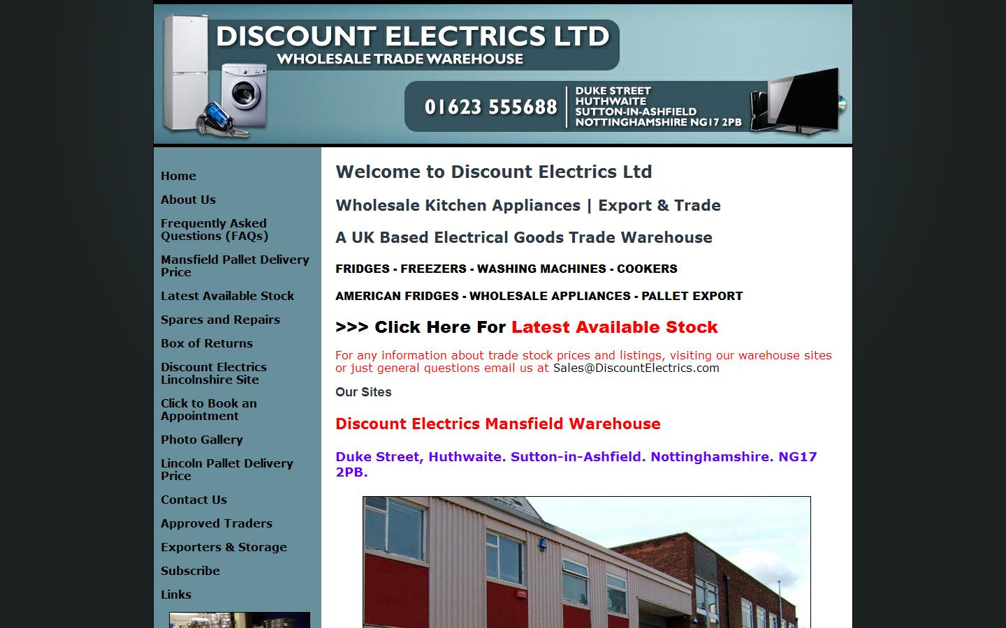 Discount Electrics Website
