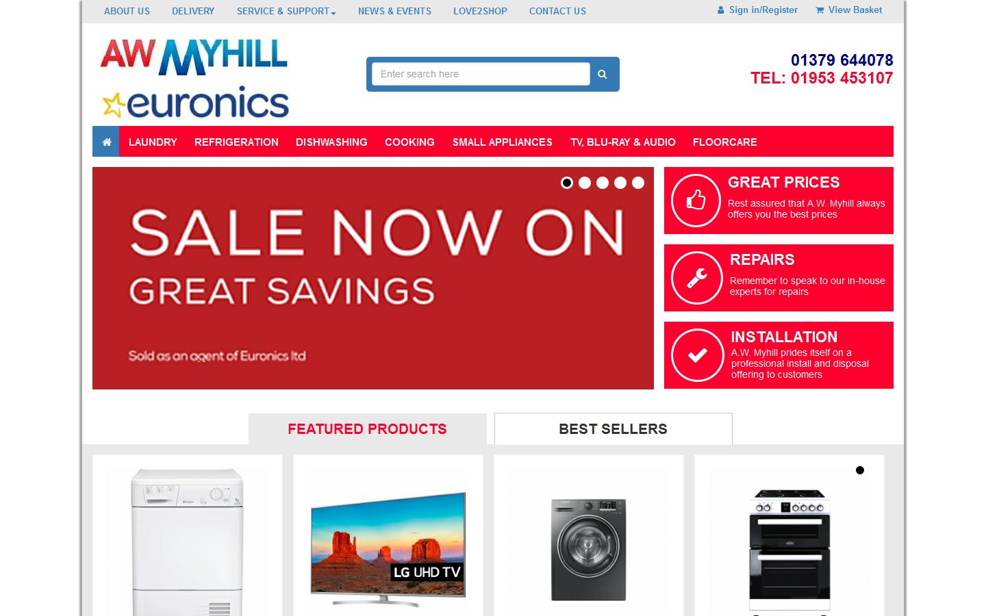 A W Myhill Website