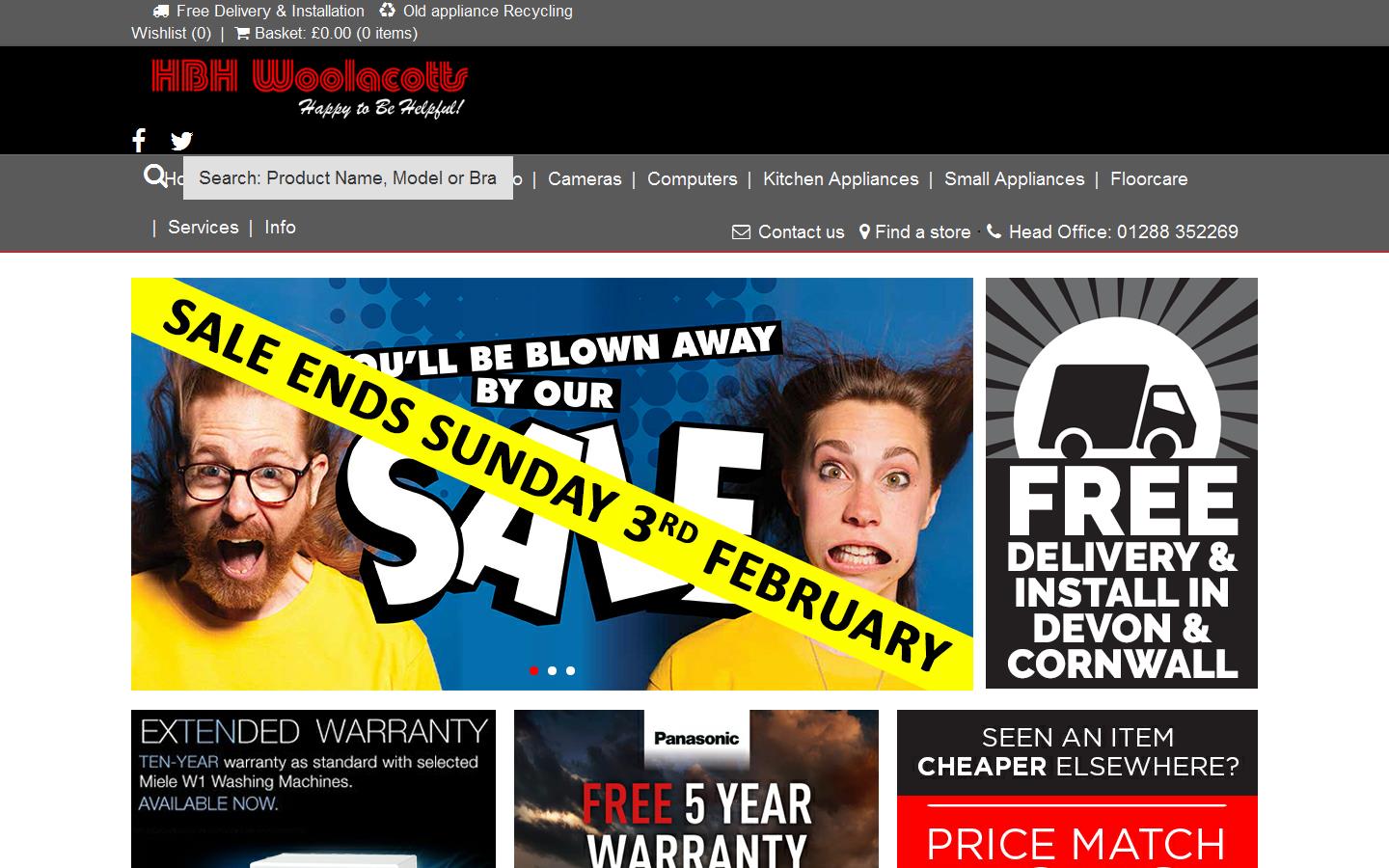 H B H Woolacotts Website