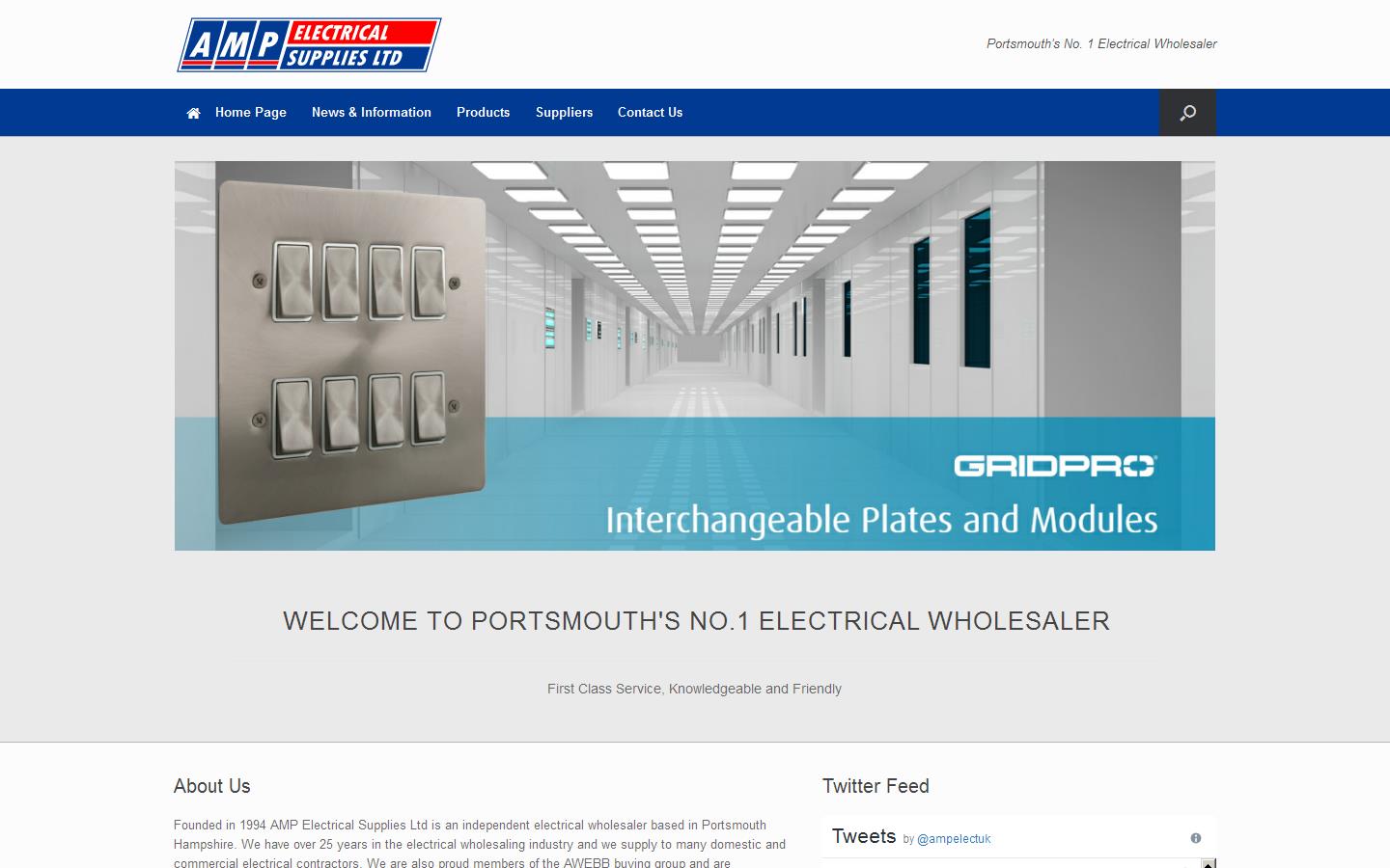 Amp Electrical Supplies Ltd Website